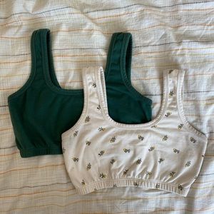 Two full coverage bras from Arq